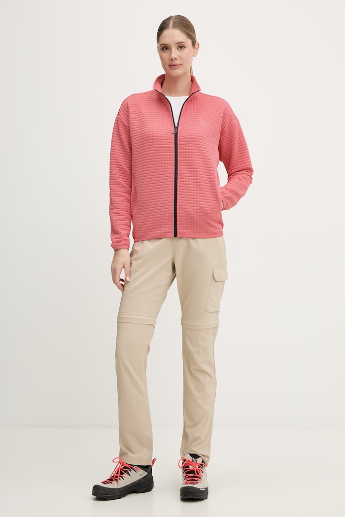Jack Wolfskin Ισοθερμική Μπλούζα Γυναικεία Mogari A63851 ροζ SS26