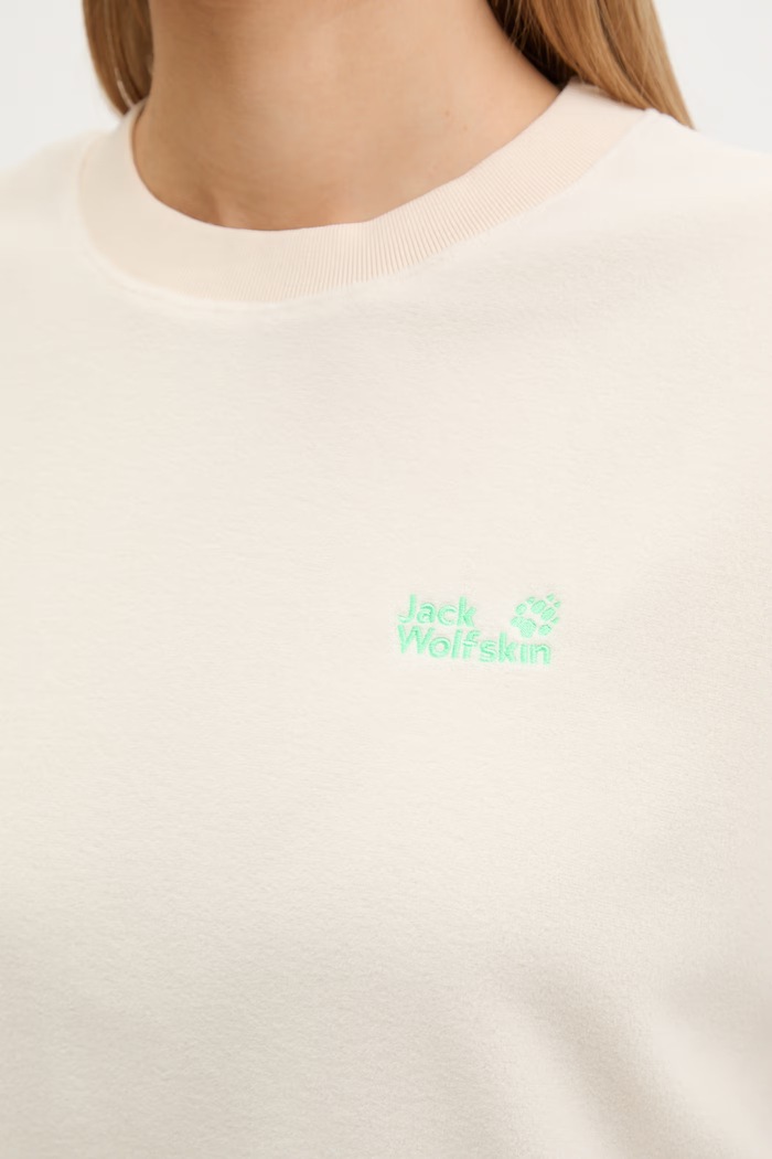 Jack Wolfskin bluză sport pentru femei, din polar Find The Wild A65739 bej