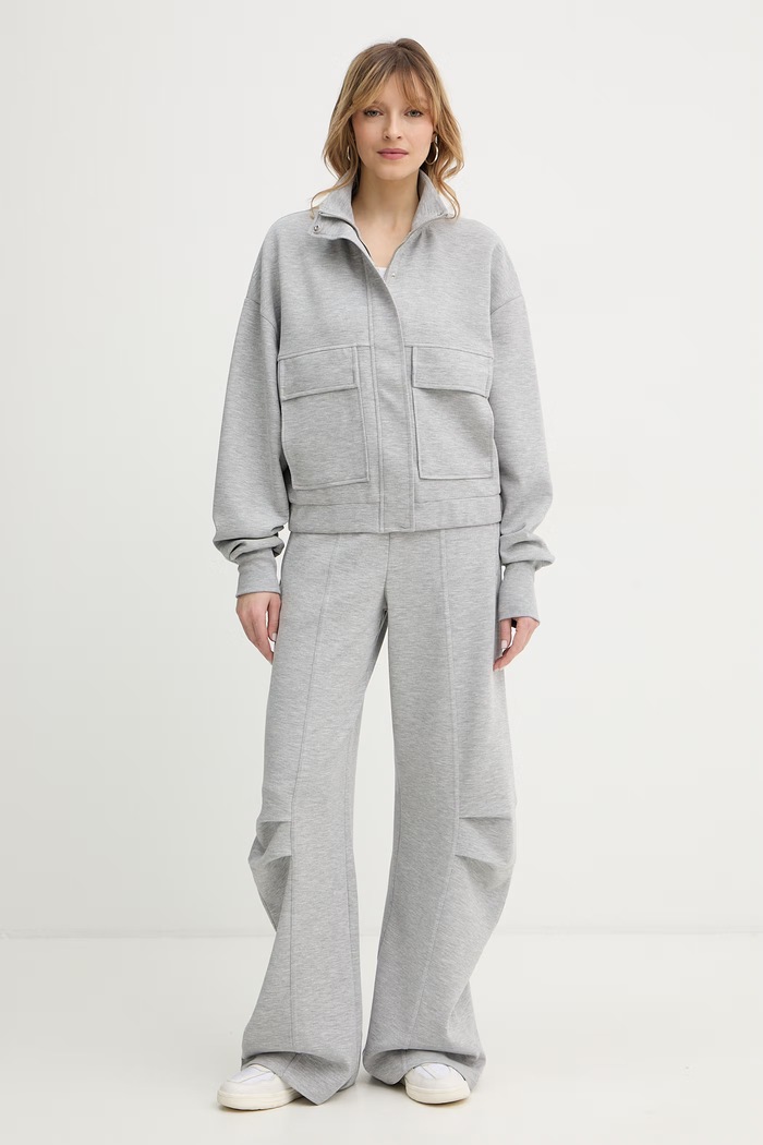 Mikina Patrizia Pepe 8M1795.J391M šedá SS26