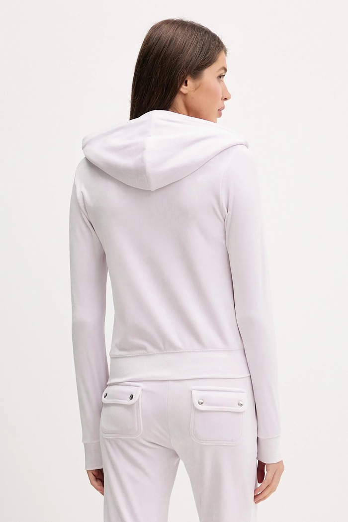 Oblečení Velurová mikina Juicy Couture JCAP176.973 fialová