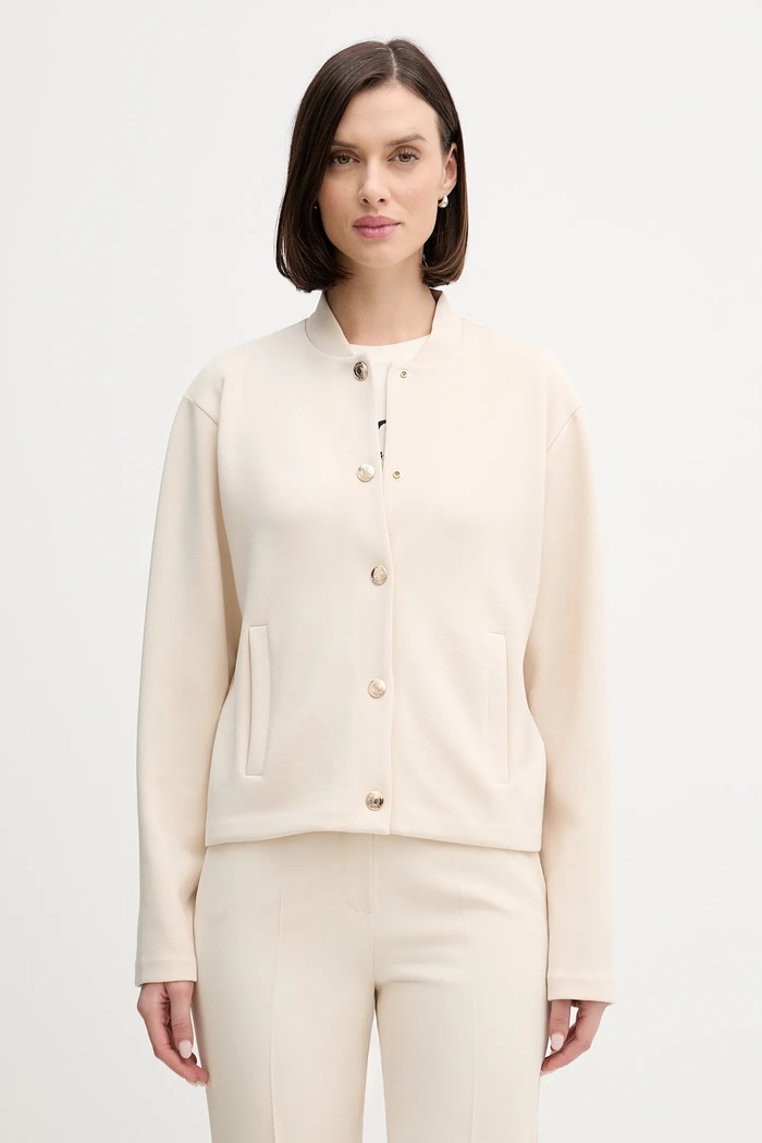 Joop! bluza z elastanem beżowy 30100415