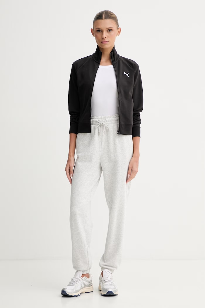 Puma Μπλούζα με κουμπιά Γυναικεία Essentials Slim 634323 μαύρο SS26