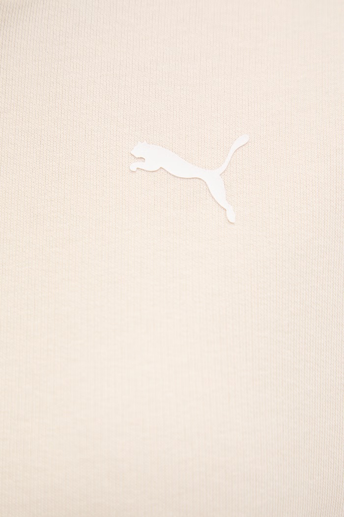 Puma mikina s kapucňou dámska bavlnená Essentials Graphic Animal 691822 béžová