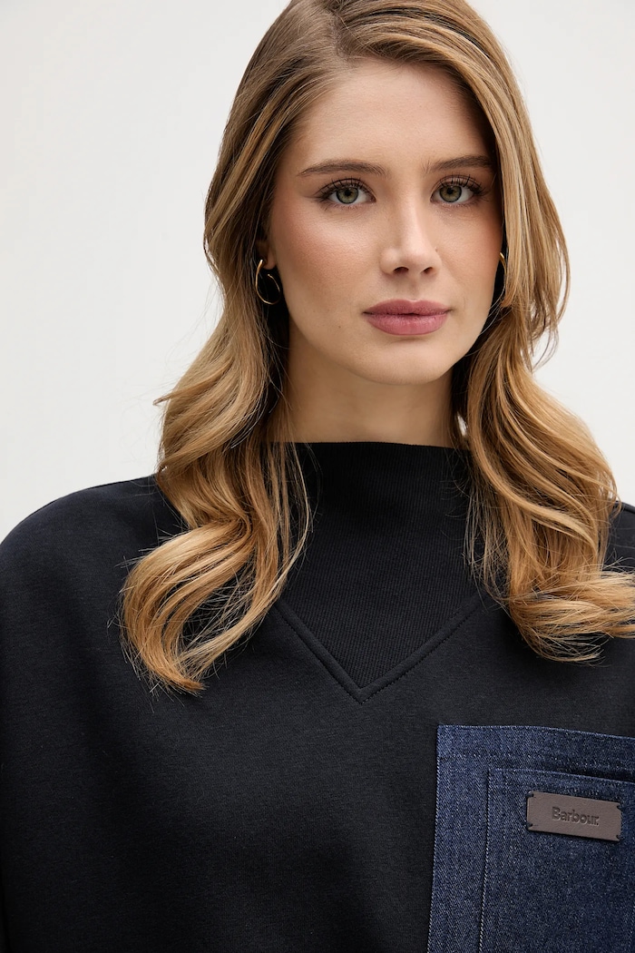Суичър Barbour Saima тъмносин LOL0664