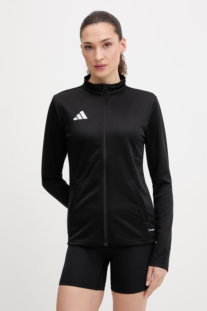 Športová mikina adidas Performance Entrada26 bez kapucne čierna JZ6597
