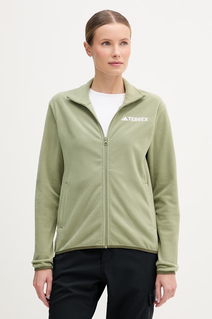 adidas TERREX hanorac în aer liber imprimeu verde KB2194