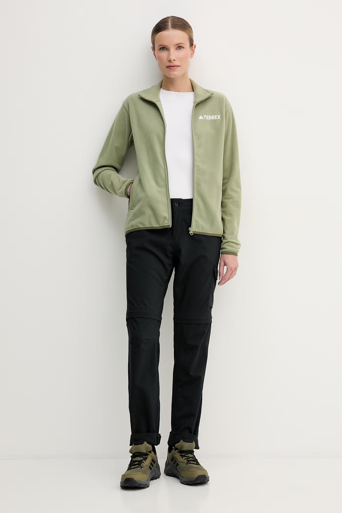 adidas TERREX hanorac în aer liber KB2194 verde SS26