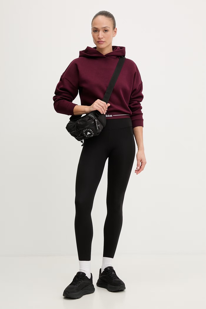 adidas Performance kapucnis melegítőfelső női KC7665 burgundia SS26