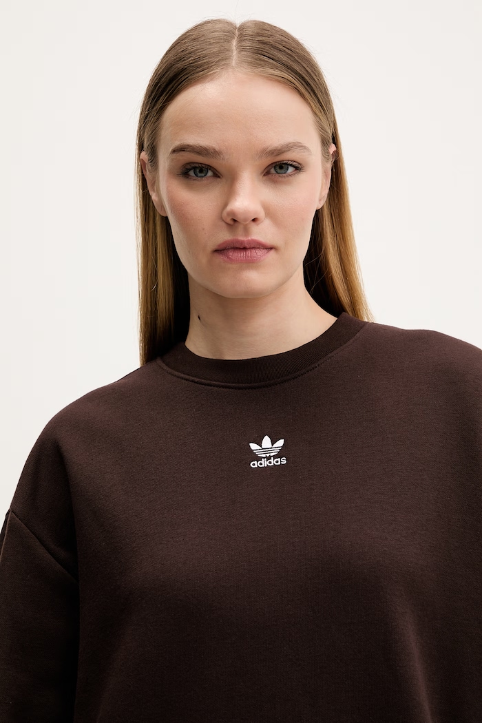 Mikina adidas Originals hnedá KC9117