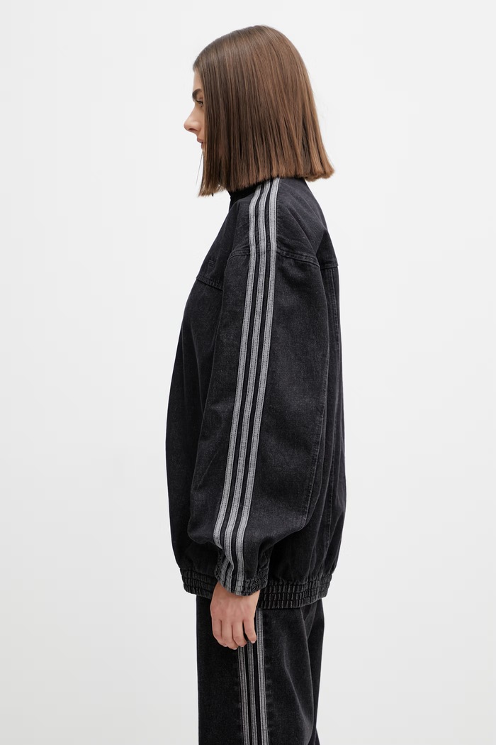 adidas Originals Firebird дънково яке дамско от деним KD2926 черен SS26