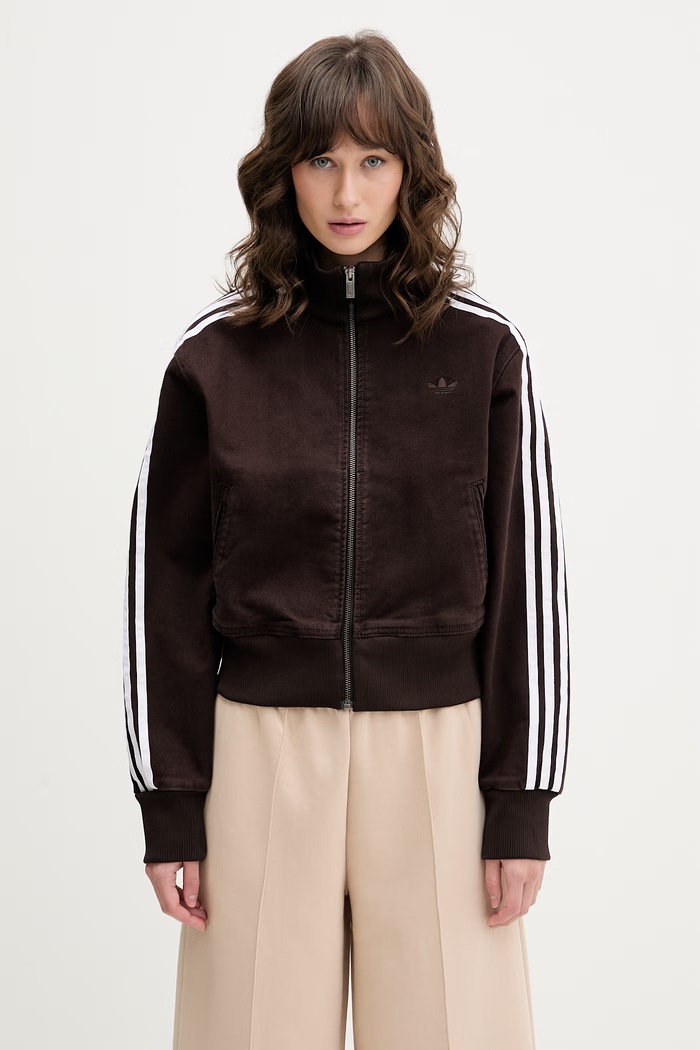 Хлопковая куртка adidas Originals Firebird остальные коричневый KD2937
