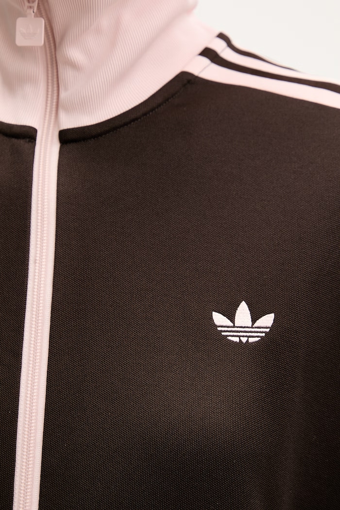 adidas Originals mikina na zips dámska KD3742 hnedá