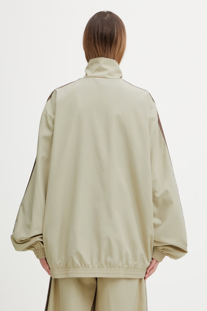 Clothing adidas Originals Women's zip-up sweatshirt KD6297 beige