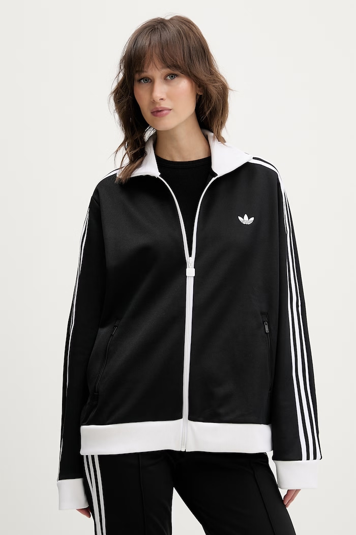 Суичър adidas Originals без качулка черен KD7969