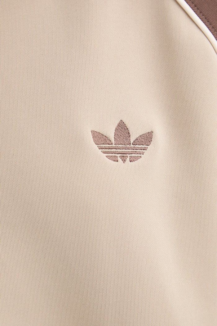 adidas Originals mikina na zips dámska s bavlnou KD8825 béžová