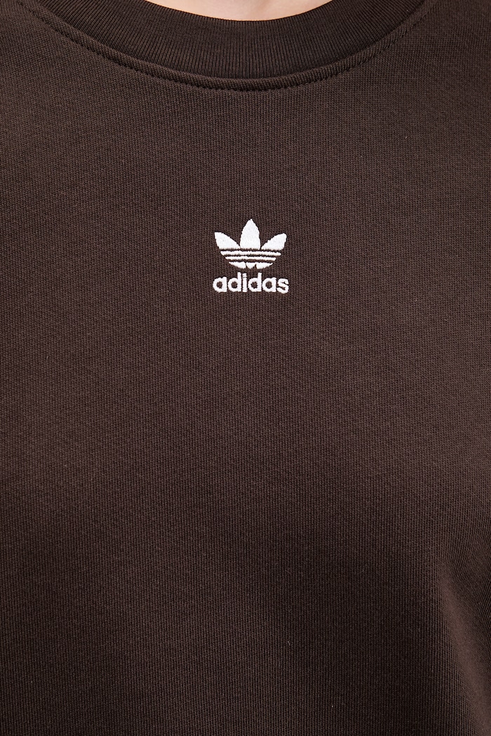 adidas Originals bluza bawełniana KD9120 brązowy