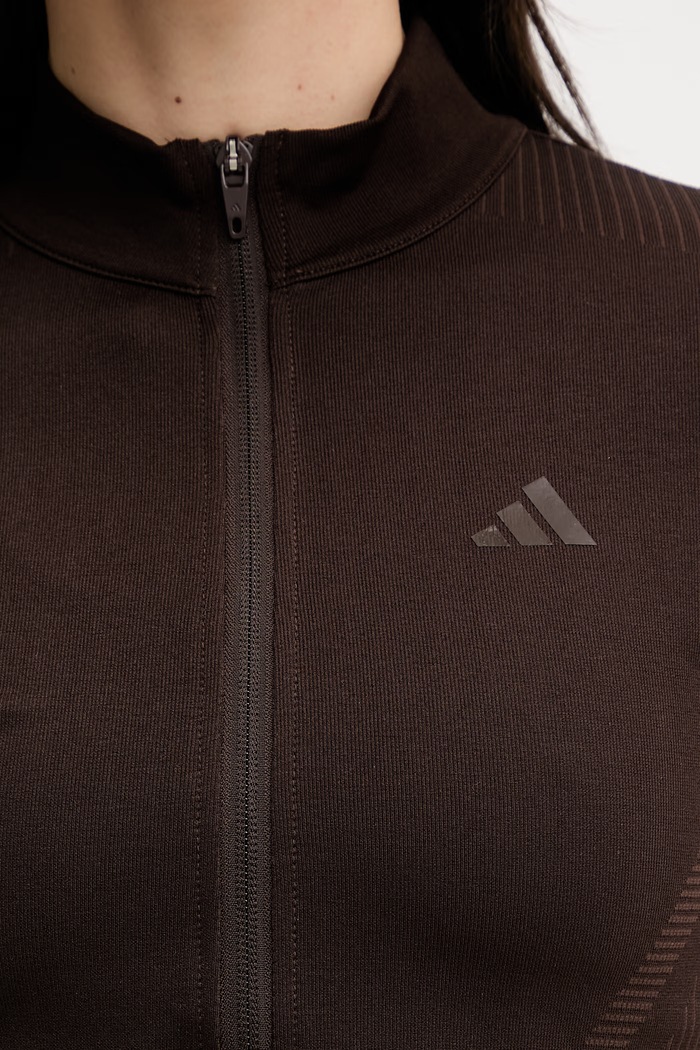 adidas Performance bluza treningowa damska KE5821 brązowy