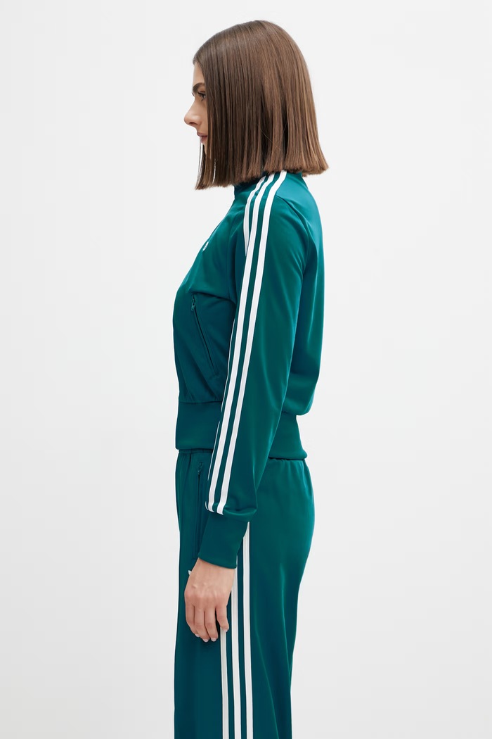 Adidas Originals zip-up sweatshirt Women's KQ6530 turquoise SS26