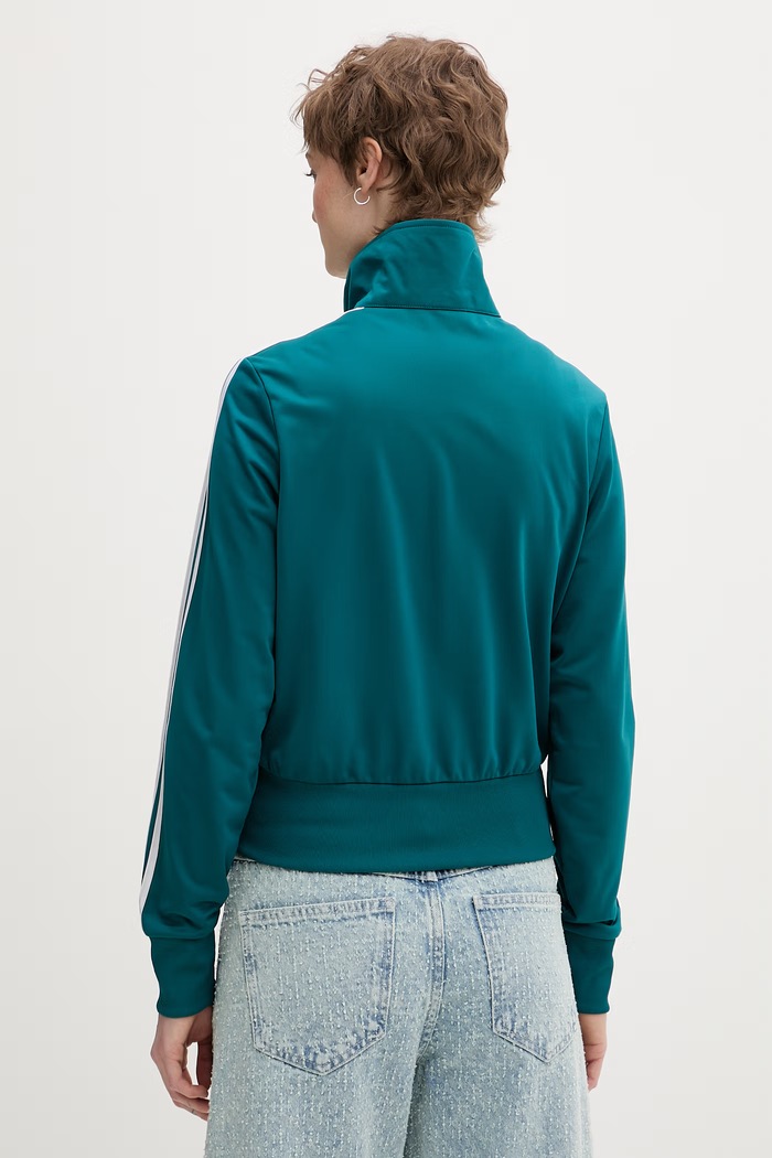 Oblečenie adidas Originals mikina na zips dámska KQ6530 tyrkysová