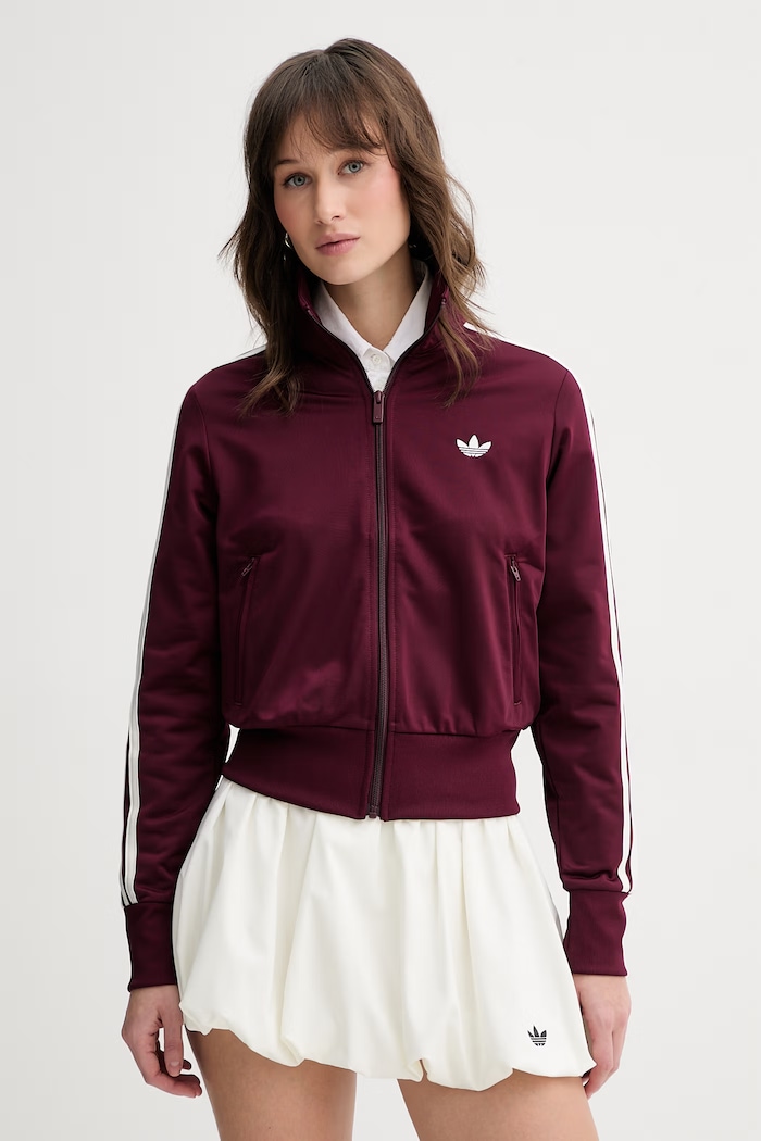 adidas Originals μπλούζα με κουμπιά Γυναικεία μωβ KQ6532