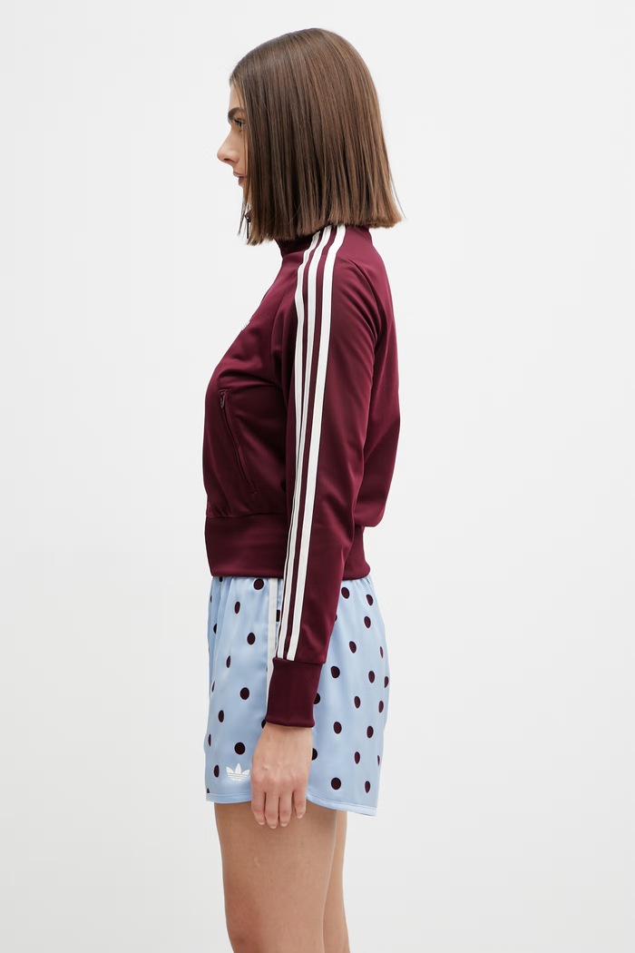 adidas Originals mikina na zips dámska KQ6532 burgundské SS26