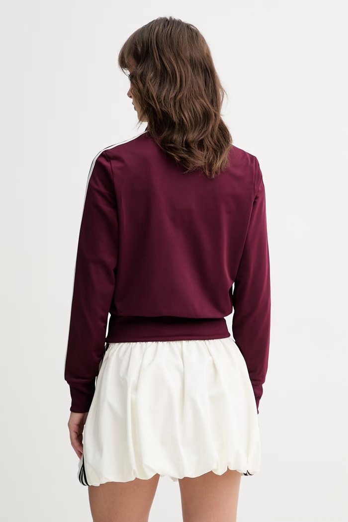 Oblečení adidas Originals rozepínací mikina dámská KQ6532 burgundské