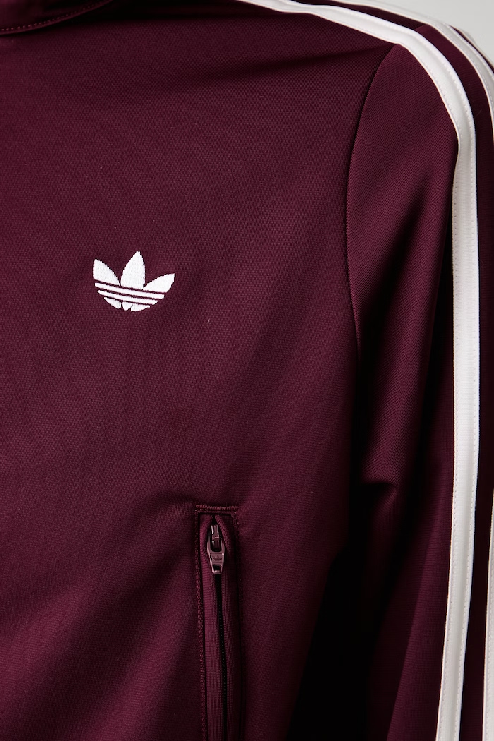 adidas Originals dukserica na zakopčavanje za žene KQ6532 bordo