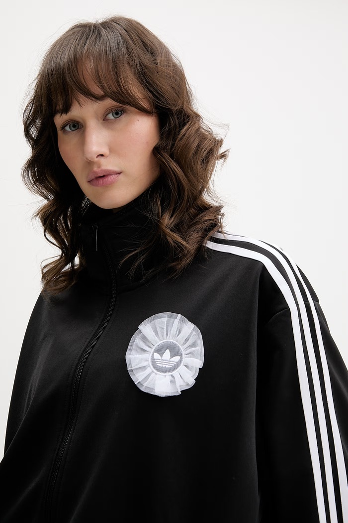 adidas Originals mikina na zips dámska čierna KR9318