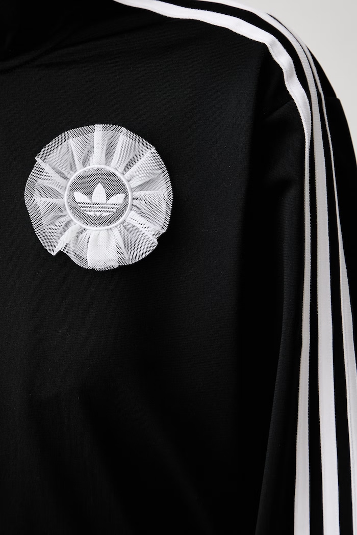 adidas Originals hanorac cu fermoar pentru femei KR9318 negru