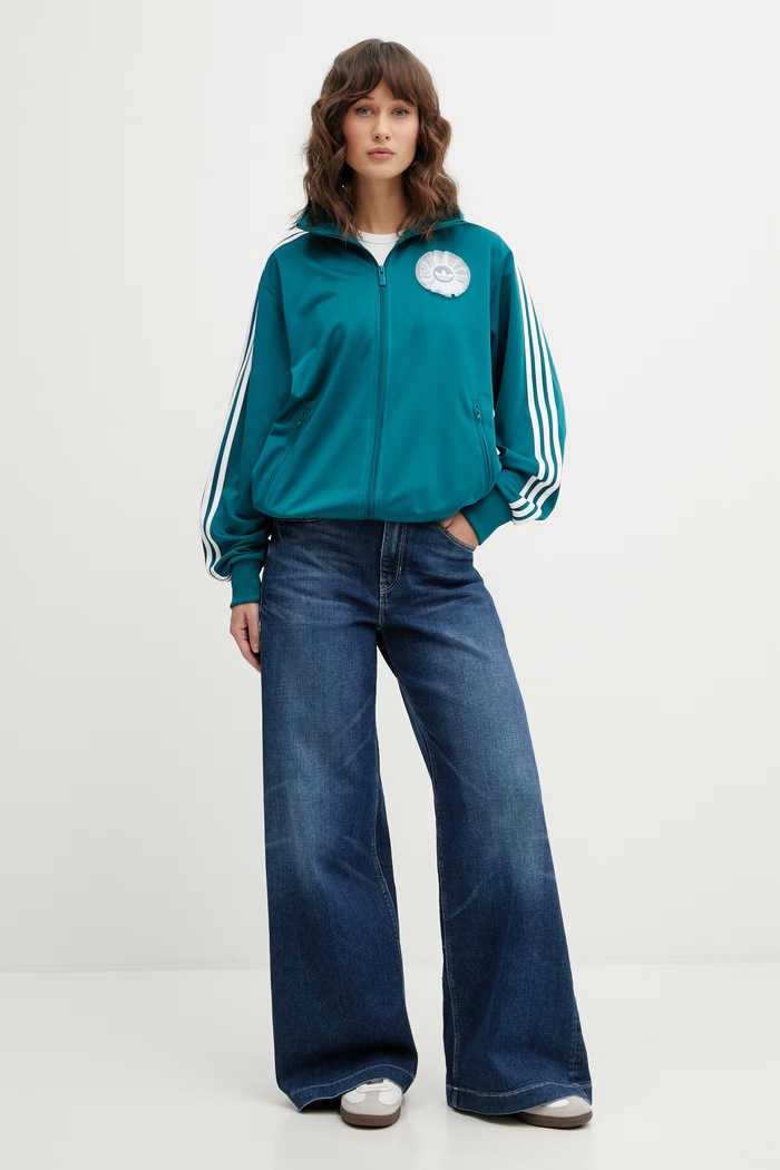 adidas Originals bluza KR9319 turkusowy SS26