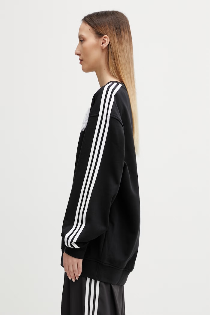adidas Originals суичър от памук дамски KS6470. черен SS26