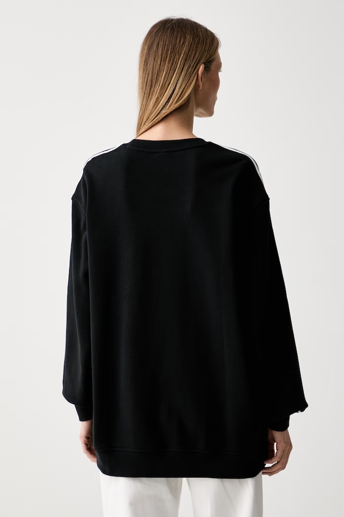 Îmbrăcăminte adidas Originals hanorac pentru femei, din bumbac KS6470. negru
