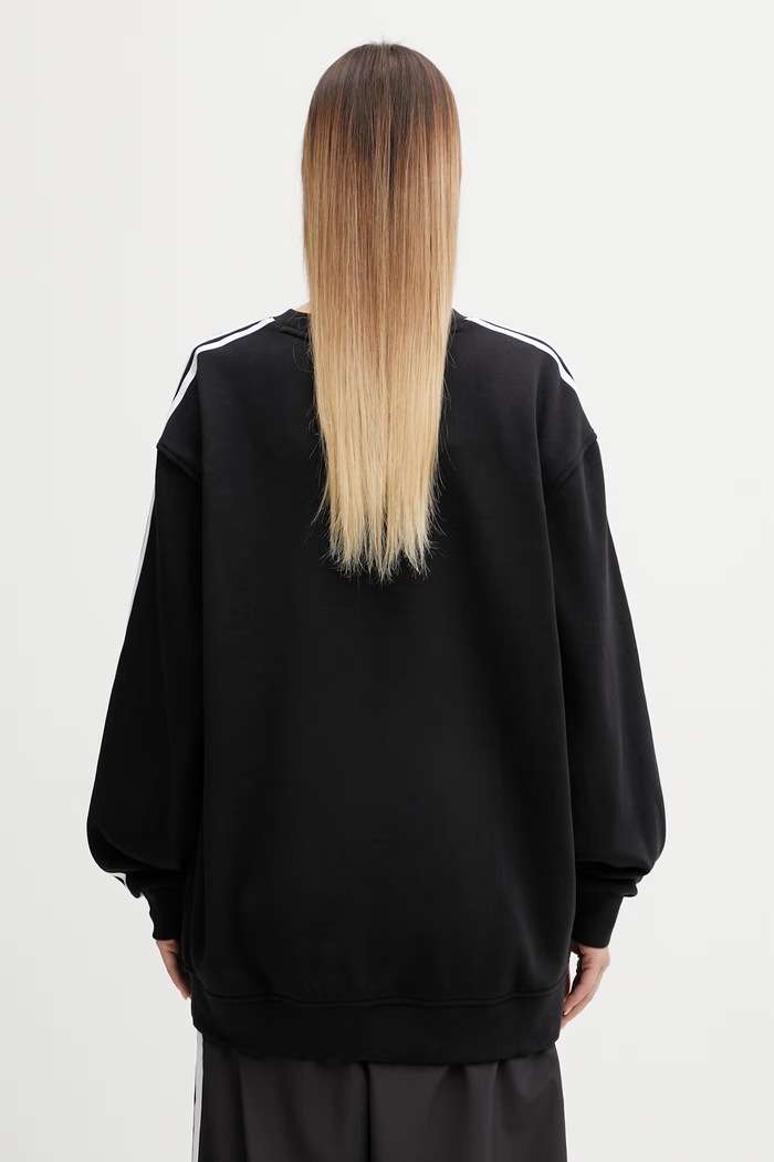 Дрехи adidas Originals суичър от памук дамски KS6470. черен