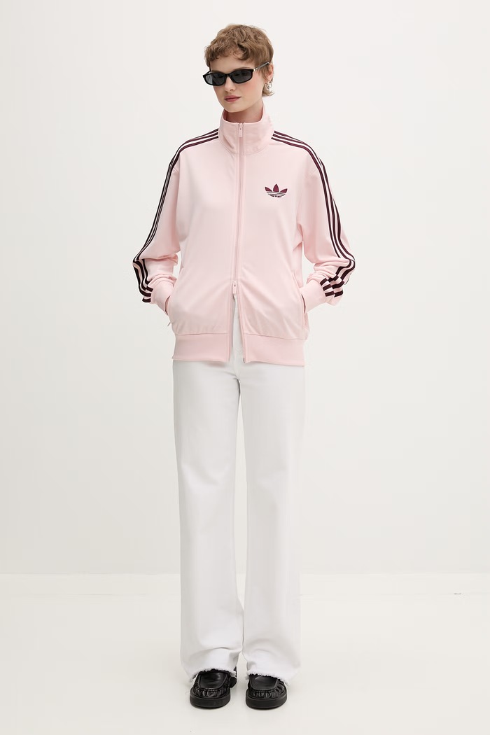 adidas Originals mikina na zips dámska KT4606 ružová SS26