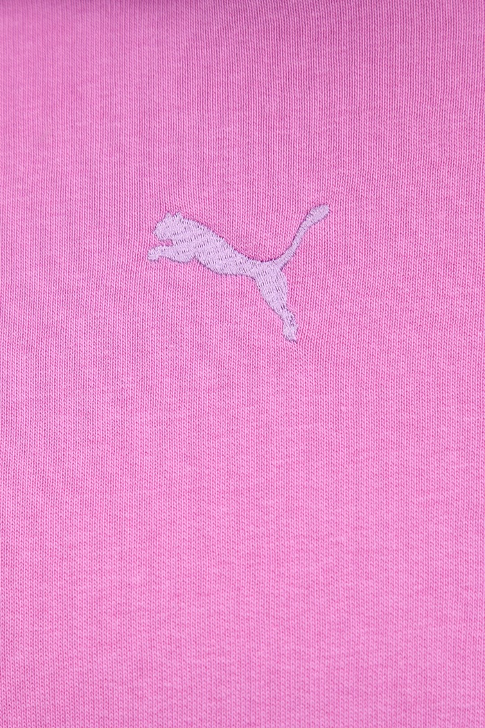 Puma mikina s kapucňou dámska s bavlnou Essentials Relaxed 692971.D ružová