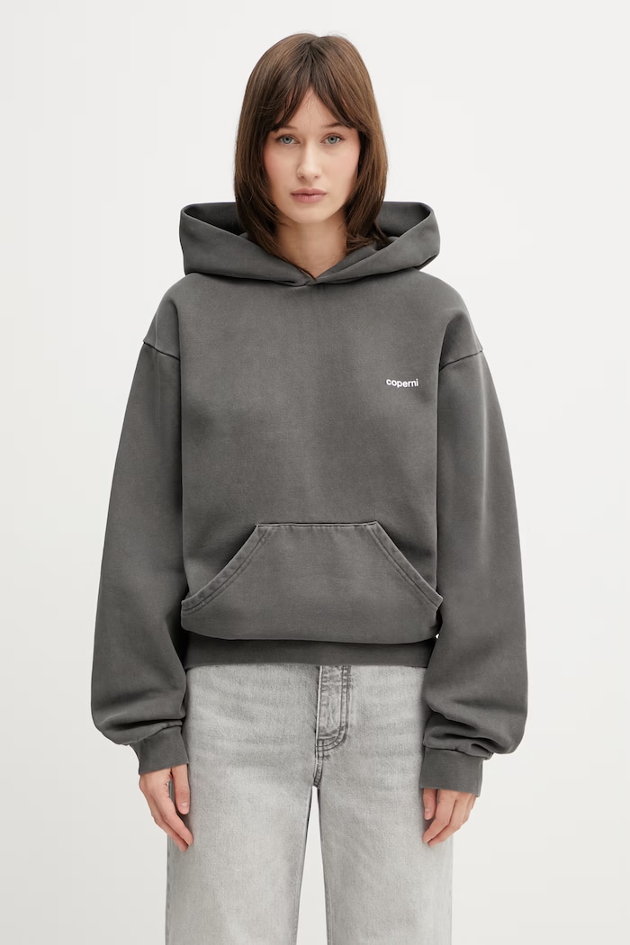 Coperni Classic hoodie with cotton Women's gray COPJS15F5035