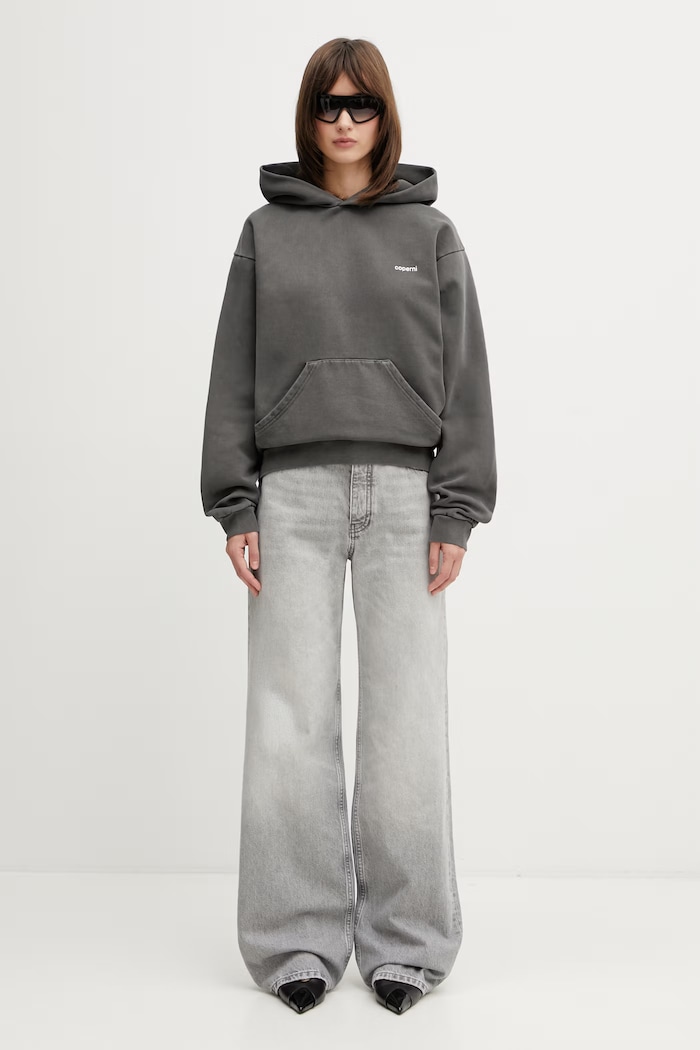Coperni Classic hoodie with cotton Women's COPJS15F5035 gray