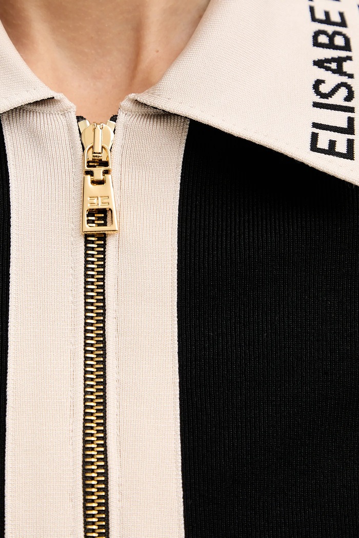 Kardigán Elisabetta Franchi MK66S61E2 čierna