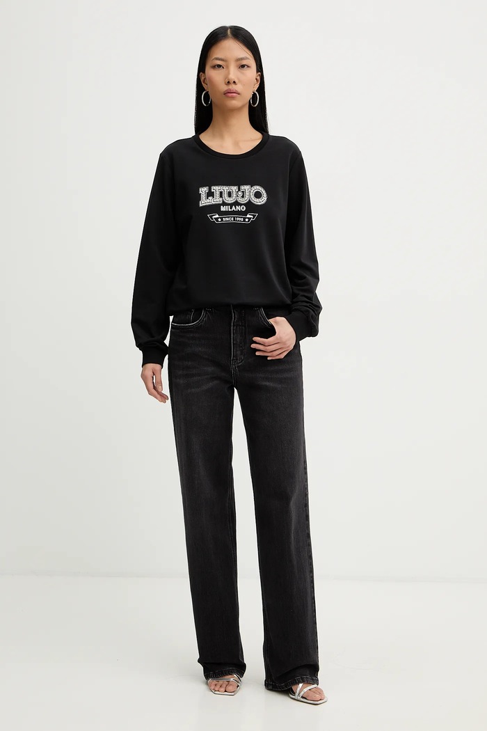 Mikina Liu Jo TA6073.FS090 černá SS26