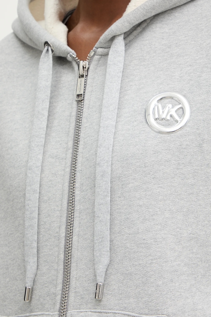 Βαμβακερή μπλούζα MICHAEL Michael Kors MR651X4JRY γκρί