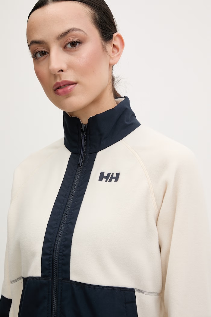 Helly Hansen mikina na zips dámska flísová RIG béžová 54078.035