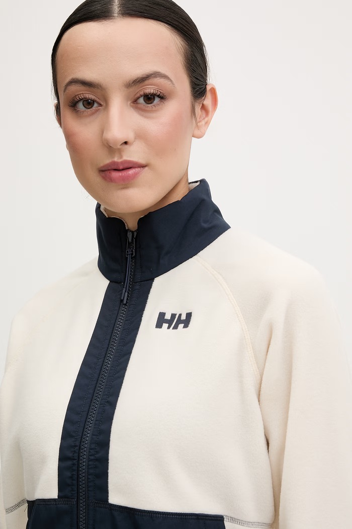 Helly Hansen mikina na zips dámska flísová RIG 54078.035 béžová