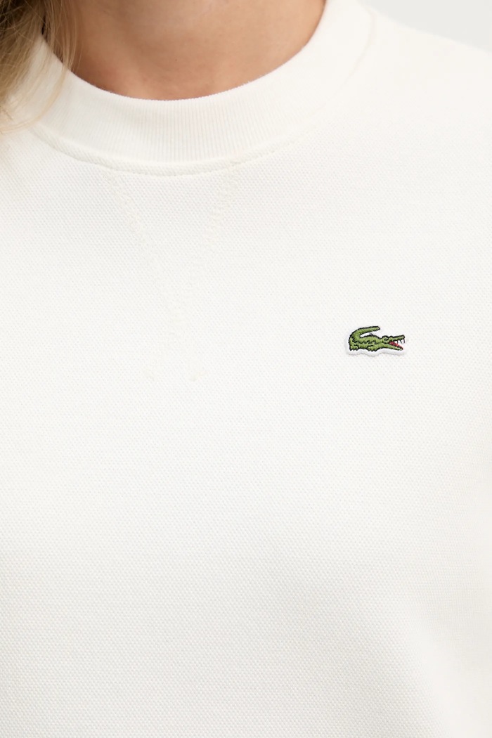 Lacoste μπλούζα γυναικεία με βαμβάκι SF5245 μπεζ