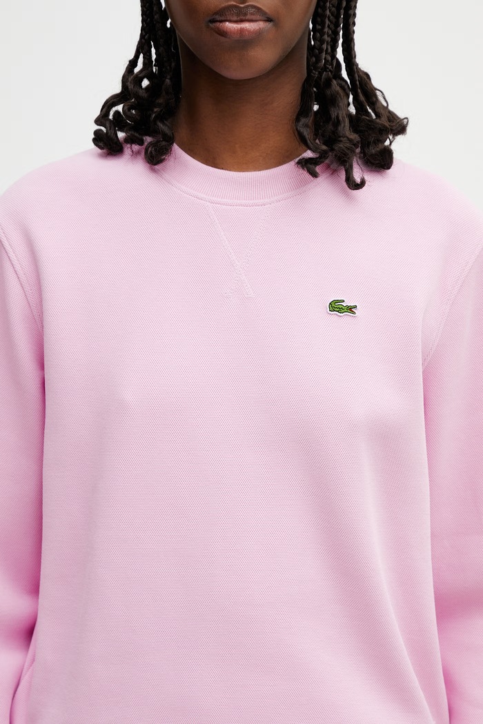 Lacoste кофта з бавовною жіноча рожевий SF5245