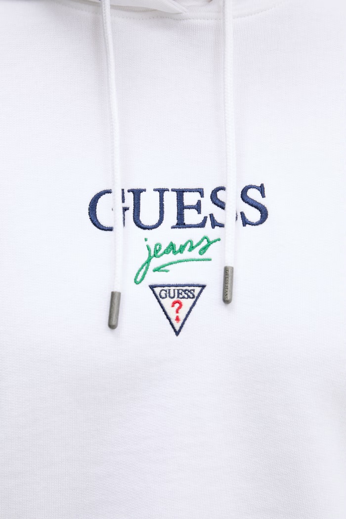 Bavlněná mikina Guess Jeans W6RQ00.K68I4 bílá