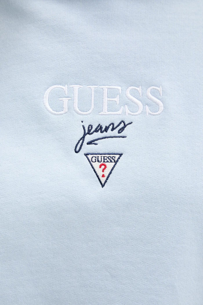 Guess Jeans pamut melegítőfelső W6RQ00.K68I4 kék