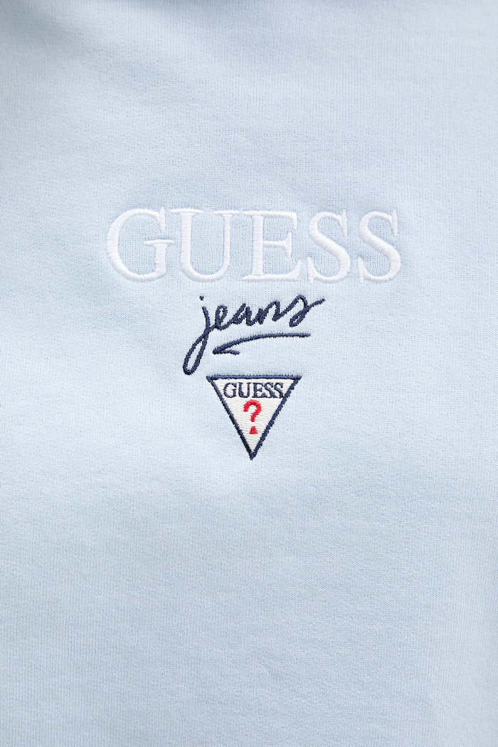 Guess Jeans pamut melegítőfelső W6RQ00.K68I4 kék