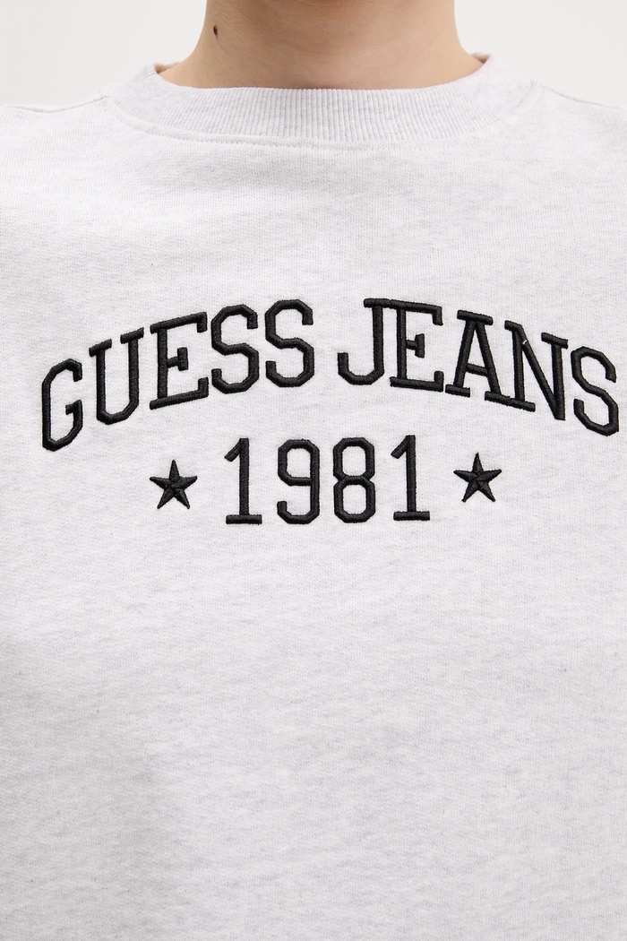 Guess Jeans pamut melegítőfelső W6RQ03.K68I4 szürke