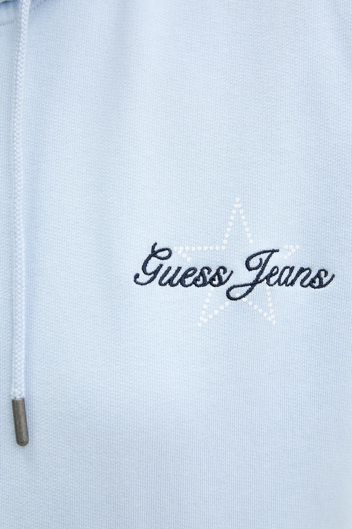 Guess Jeans pamut melegítőfelső W6RQ06.K68I4 kék