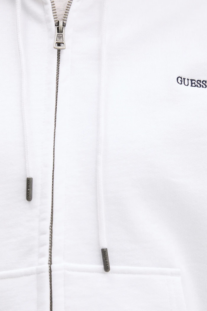 Guess Jeans pamut melegítőfelső W6RQ32.K68I4 fehér